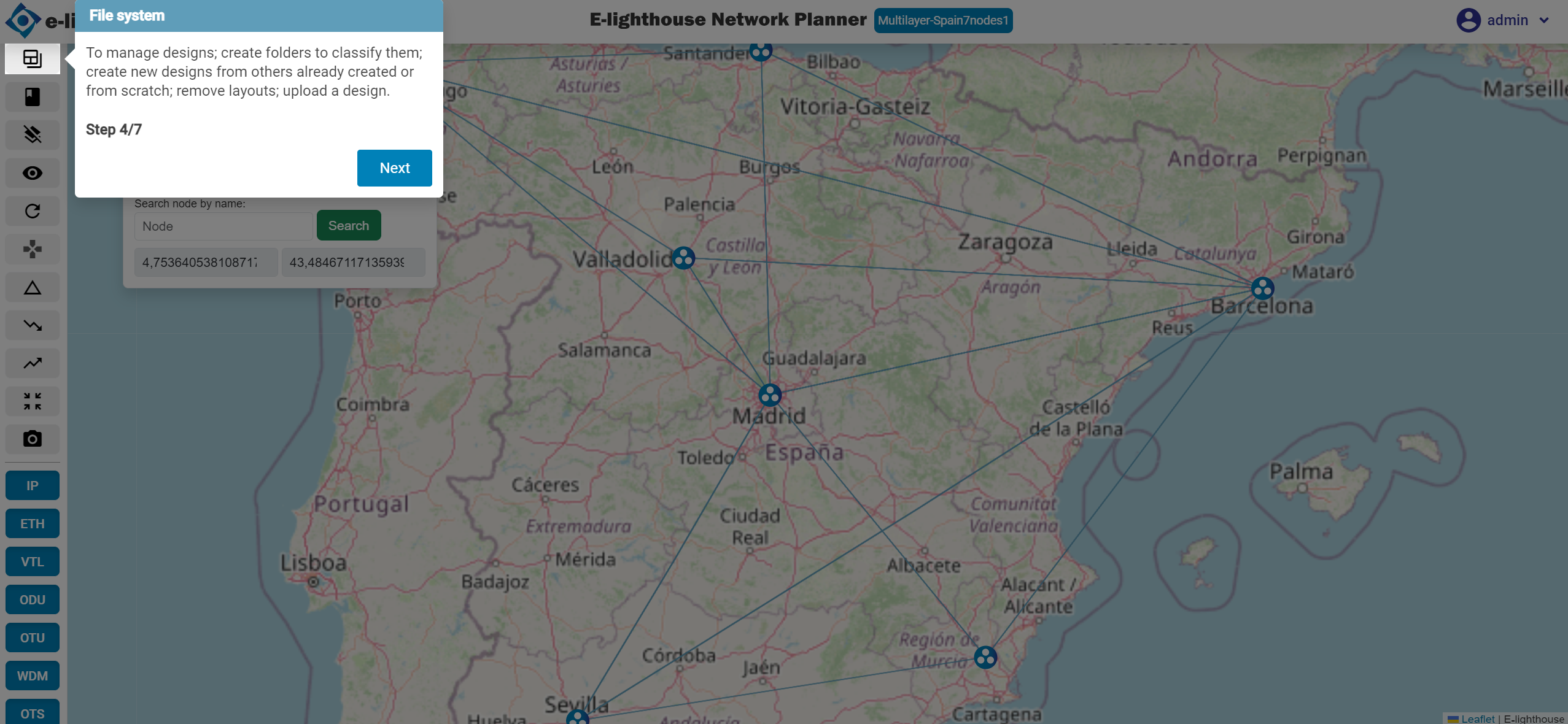 Step 4 of 7 in the Layout tour
