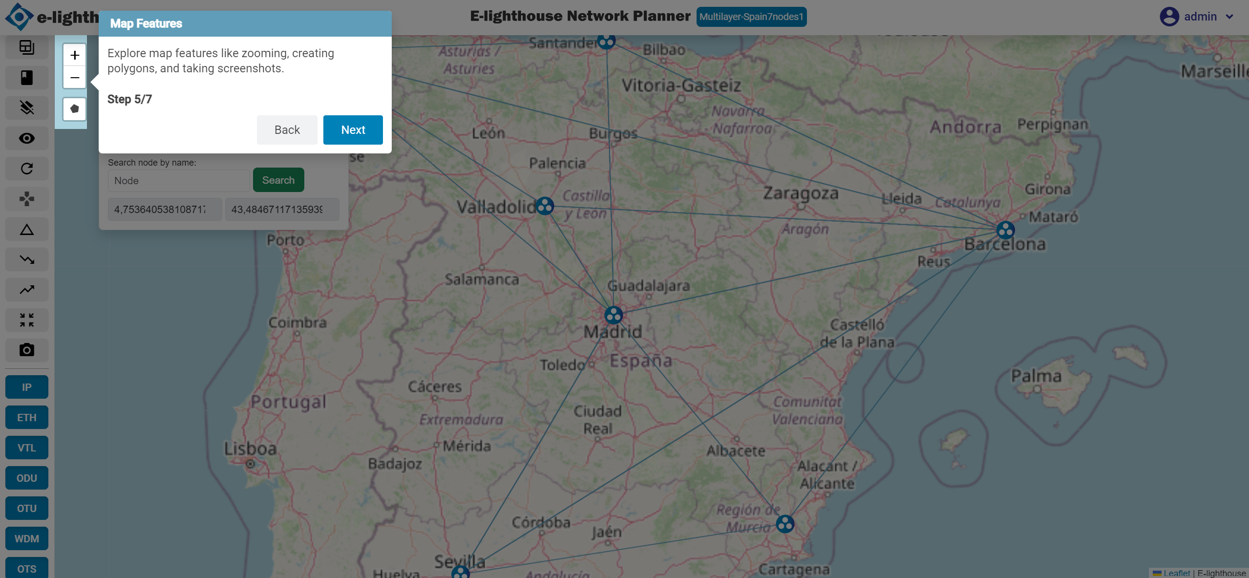 Step 5 of 7 in the Layout tour